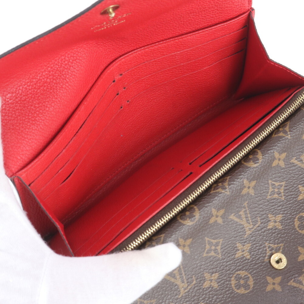 Louis Vuitton Monogram Portefeuille Double V M64317 Leather Long Wallet for W... - Picture 7 of 10
